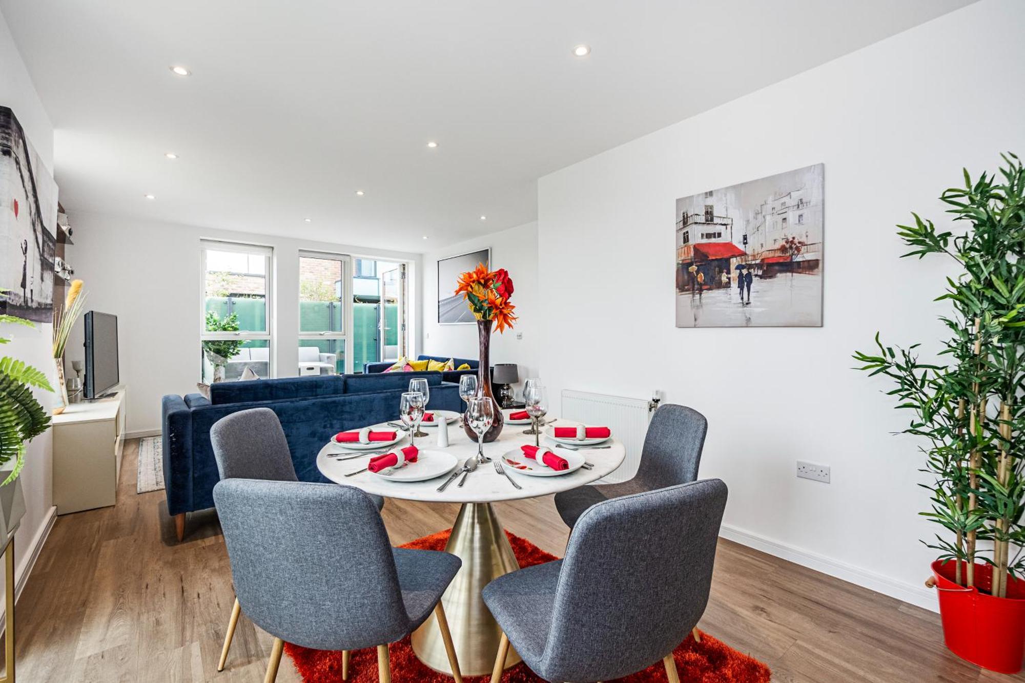 Apartament Chiswick Park 3 Bed 3 Bath West London - Parking Zewnętrze zdjęcie